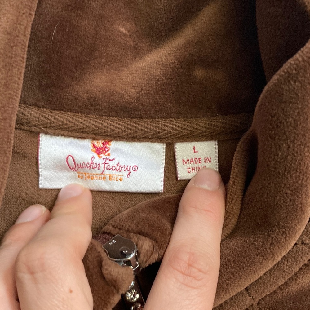 Quacker Factory Brown Vest - Picture 8 of 8